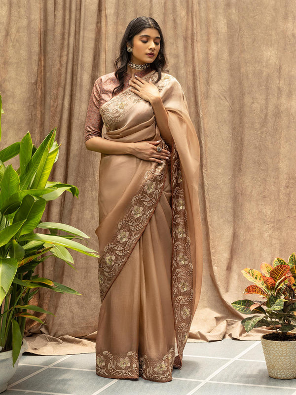 CINNAMON BLOOM SAREE