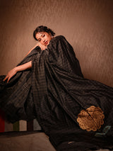 A Black Katan Silk Banarasi Saree That Redefines Glamour