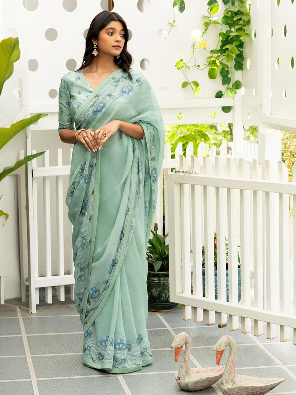 BLUE ORCHID SAREE