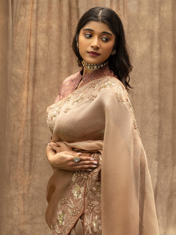 CINNAMON BLOOM SAREE