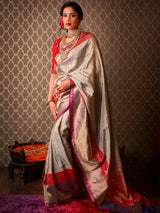 Classic Threads Weave Tradition in a Lovely Tissue Saree