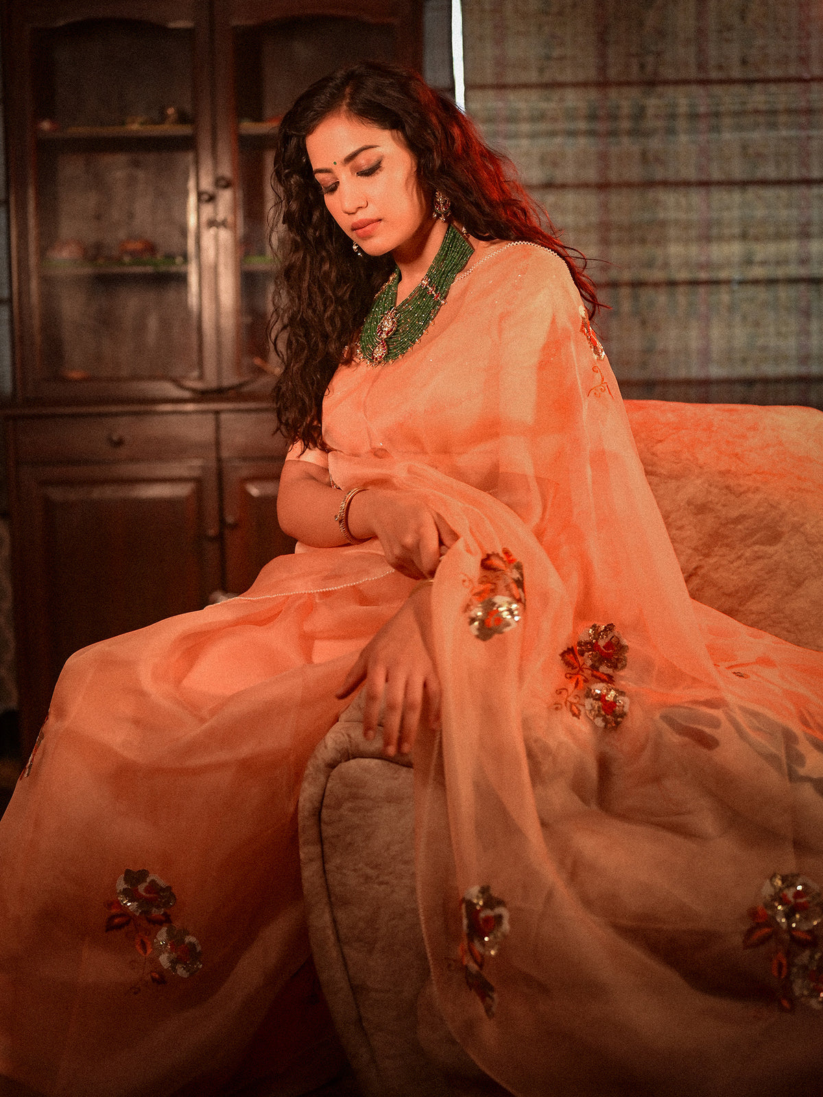 Ride Effortless Grace and Timeless Style with Organza Saree