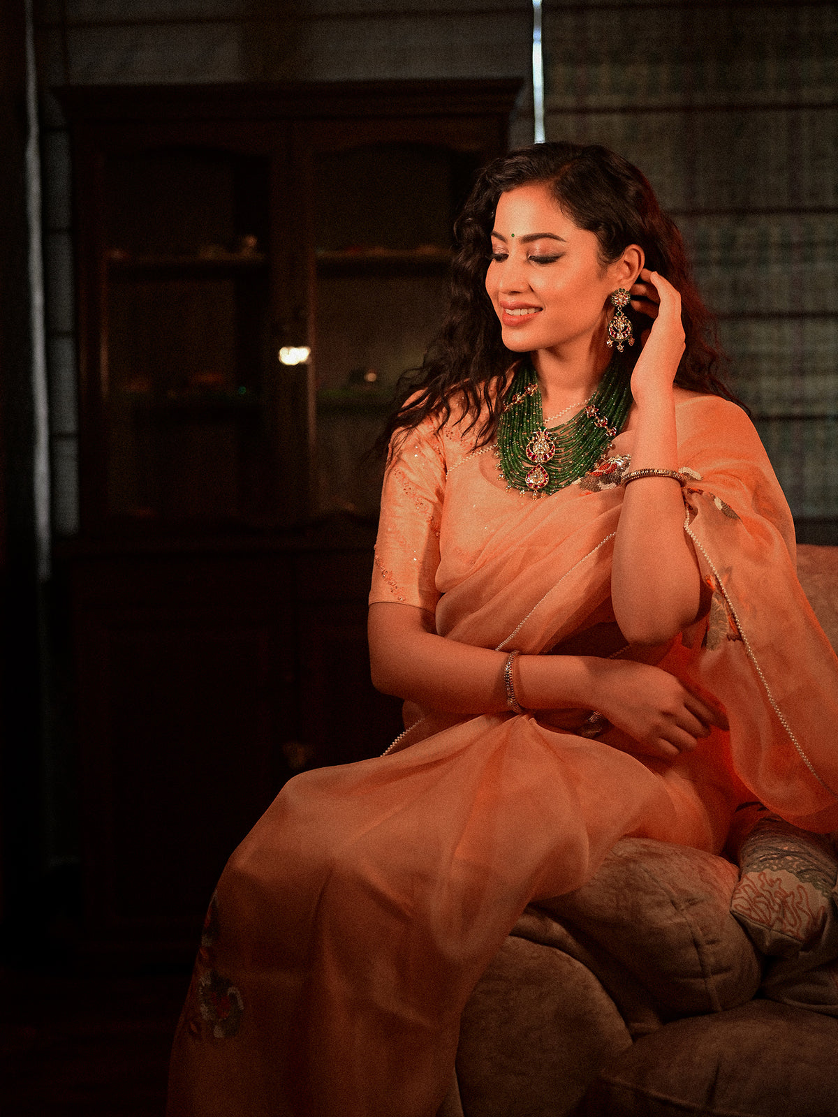 Ride Effortless Grace and Timeless Style with Organza Saree